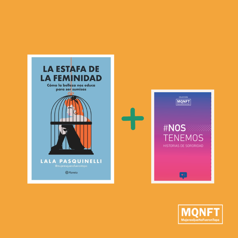 Libro"La estafa de la feminidad" + Libro "Nos tenemos"